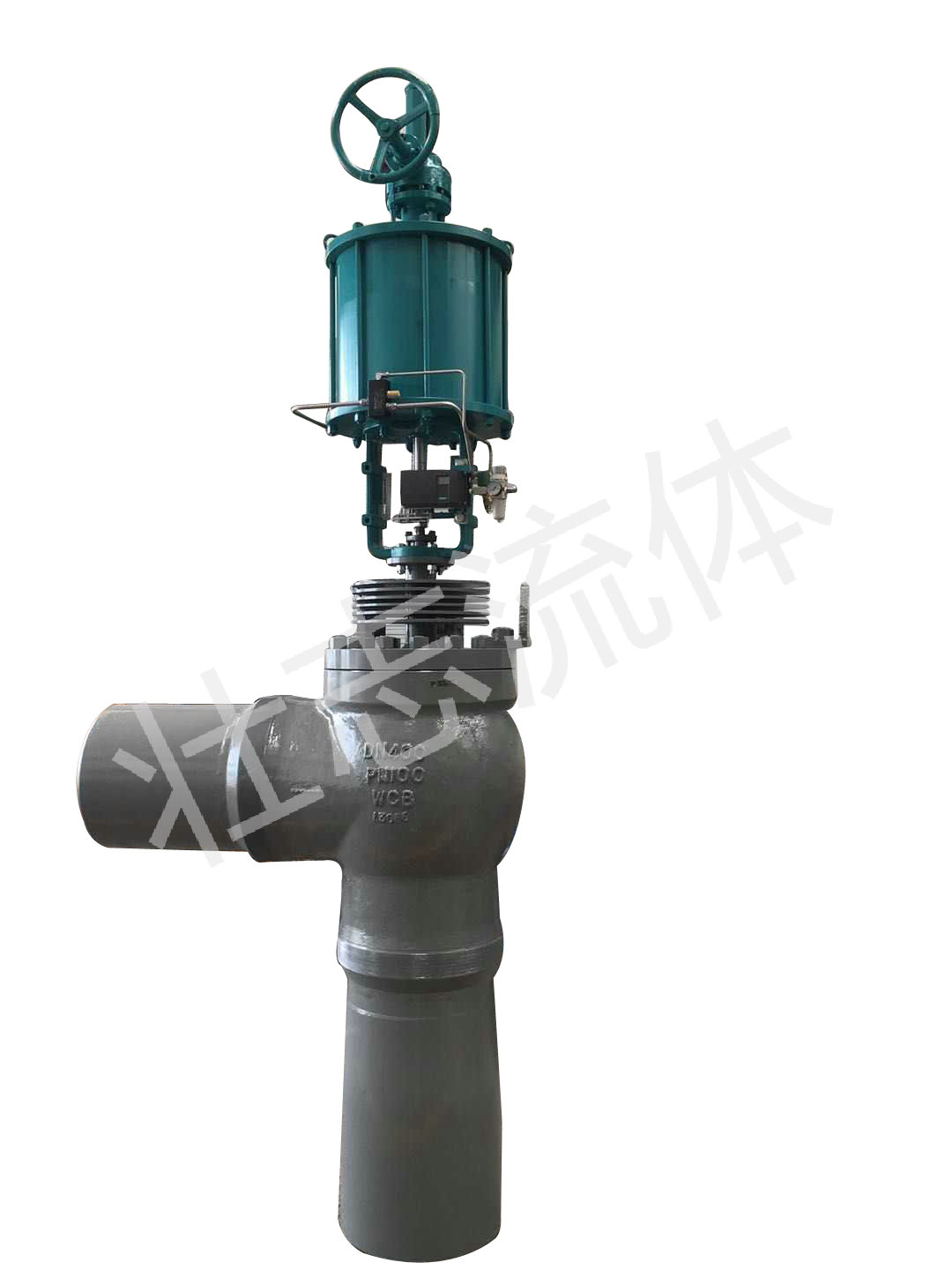 气缸式高压角式调节阀